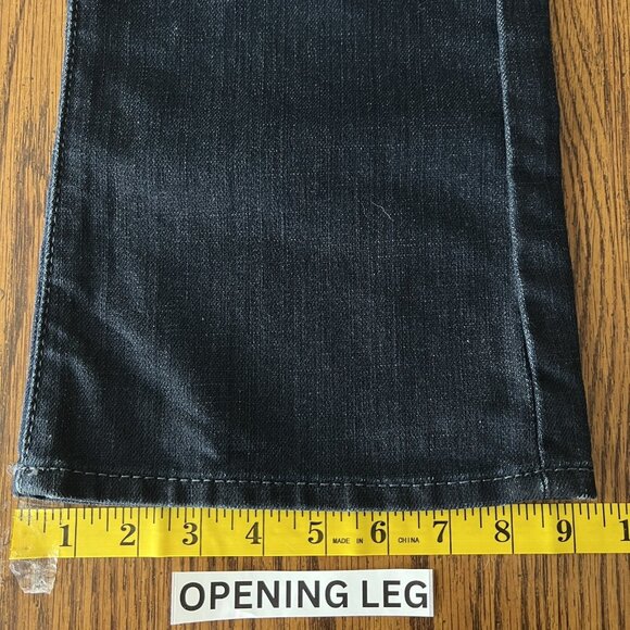 The Diva Women's Denim Jeans Size 14 Long Boot Cut Mid Rise Stretch Navy - Picture 11 of 11